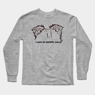 Border Collie Love Long Sleeve T-Shirt